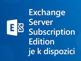 Exchange Server Subscription Edition je k dispozici