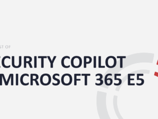 Security Copilot v Microsoft 365 E5